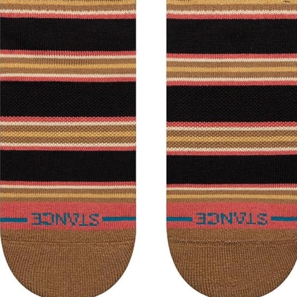 STANCE MEN’S QUARTER HEIGHT CASUAL W/INFIKNIT STRIPED MID CUSHION SIZE LARGE NWT - Picture 3 of 5